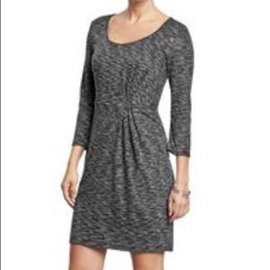 Old Navy Women's Space-Dye Jersey Dress Black